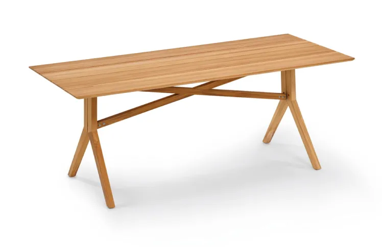 Gartentisch Weish�upl Loft Esstisch 200x90cm Holztisch Teakholz